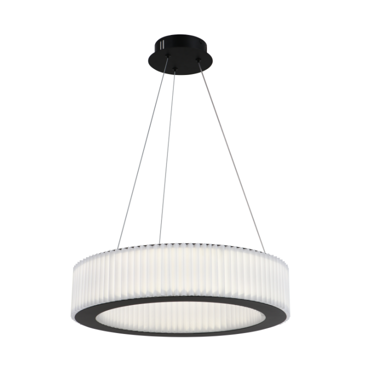 Đèn chùm LED vòng tròn biến đổi thiết kế chiếu sáng nội thất hiện đại như thế nào