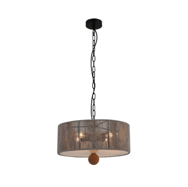 Đèn ốp trần bằng gỗ Cork biến đổi nội thất hiện đại như thế nào?