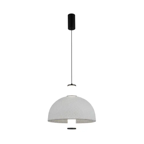 Đèn mặt dây chuyền LED lưới lụa tối giản