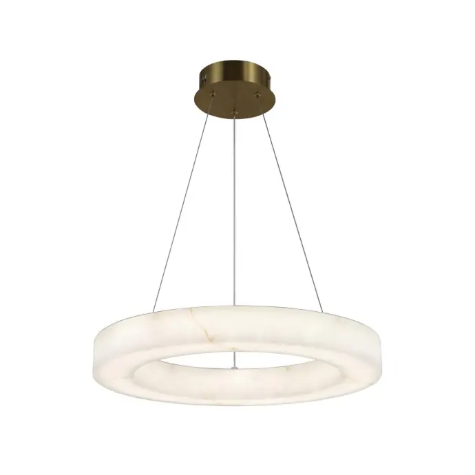 Đèn LED treo vòng thạch cao hiện đại
